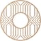 Ekena Millwork Empire Wood Fretwork Pierced Ceiling Medallion, Alder, 34"OD x 12 1/2"ID x 3/8"T CMWP34X34X0375EPAL - alternate 2